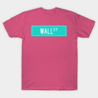 Wall st teal T-Shirt